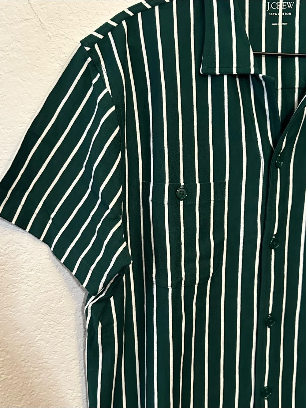 J. CREW Jersey knit camp shirt
